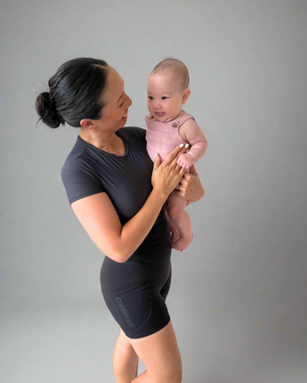 Go fourth postpartum mini short by Continuall
