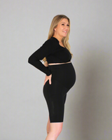 Continuall pregnancy compression short with RepairWear back and bump support