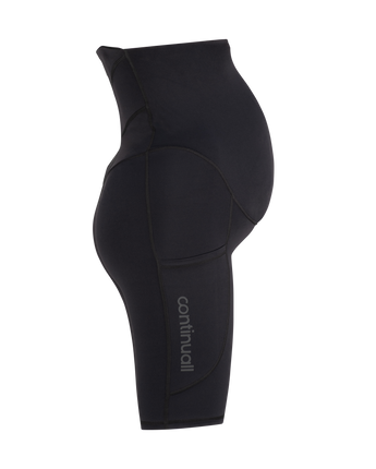 Continuall pregnancy compression short with side pockets