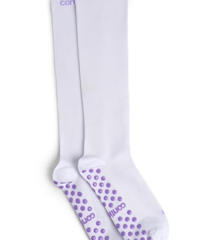 Continuall non-slip compression socks with graduated compression