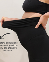 Continuall pregnancy compression wear for back and bump support