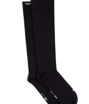 Continuall compression heeling socks with graduated compression