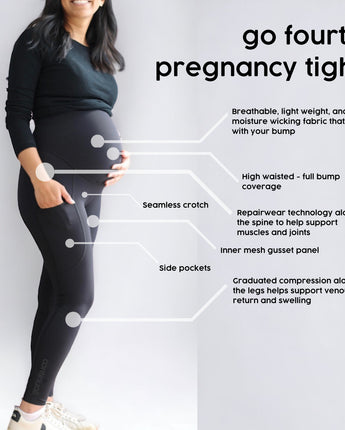Go fourth pregnancy compression tight by Continuall
