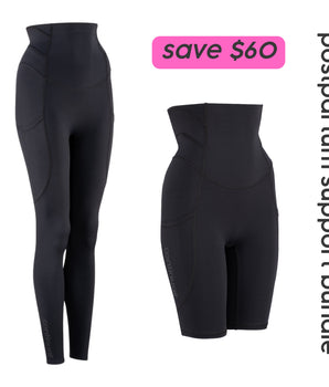Postpartum Support Bundle - tights & shorts