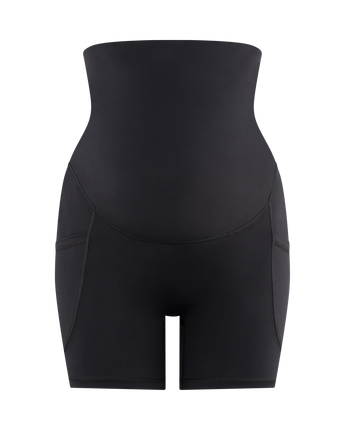 Continuall pregnancy compression mini short, front view