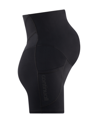 Continuall pregnancy compression mini short, side view